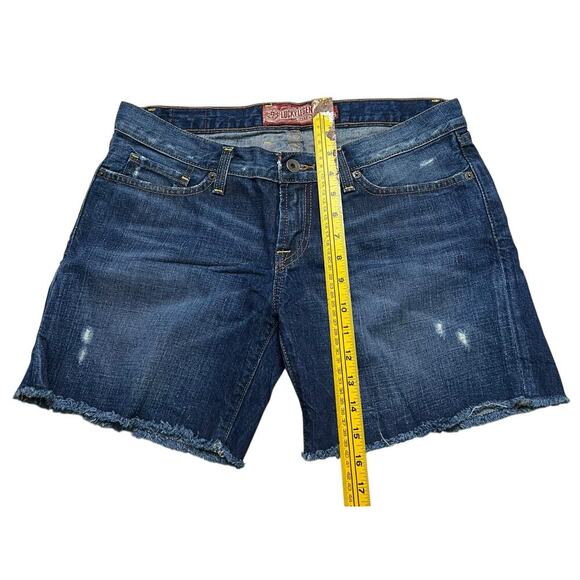 Lucky Brand Women’s Cutt‎ Off Patriotic Americana Denim Shorts - size 6/28 - Picture 6 of 6